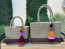 Load image into Gallery viewer, NEW Fully Lined Everyday Tote Bag / Champagne Burgundy

