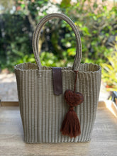 Load image into Gallery viewer, New Tall Bag - Dark Brown Leather Strap
